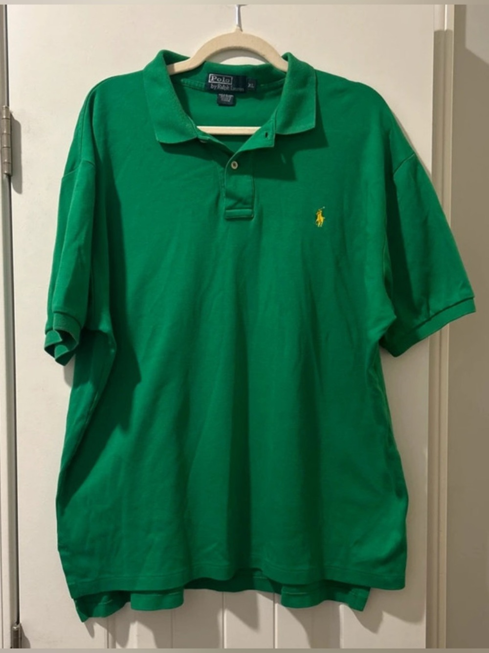 Polo by Ralph Lauren Bright Green Polo with Yellow Pony